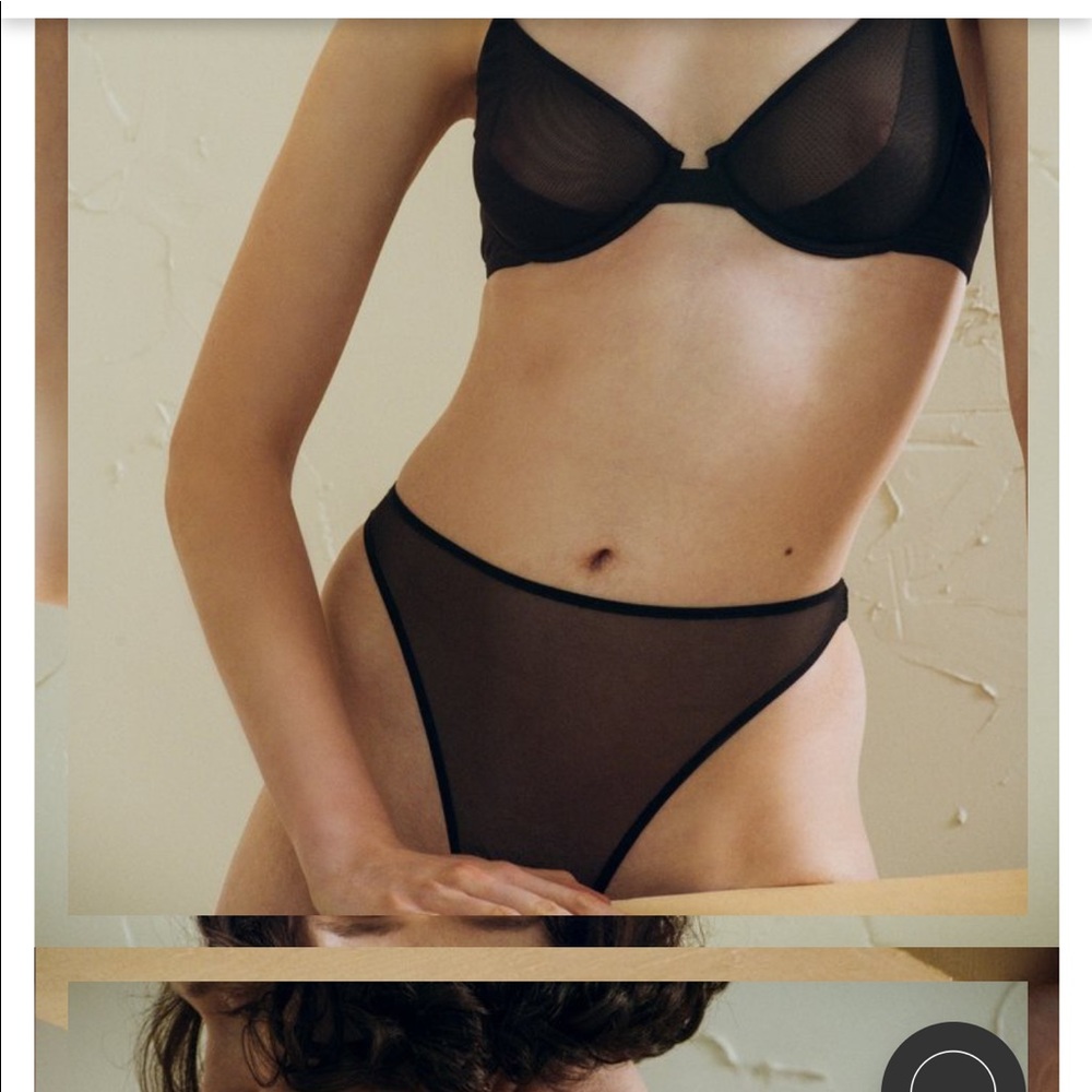 The Great Eros CANOVA HI WAIST OUVERT BLACK small